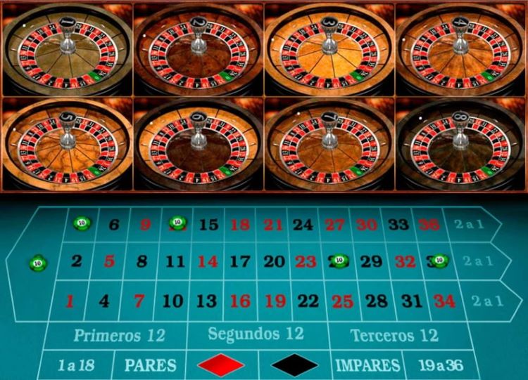 Multi Wheel Roulette tương đối khó chơi